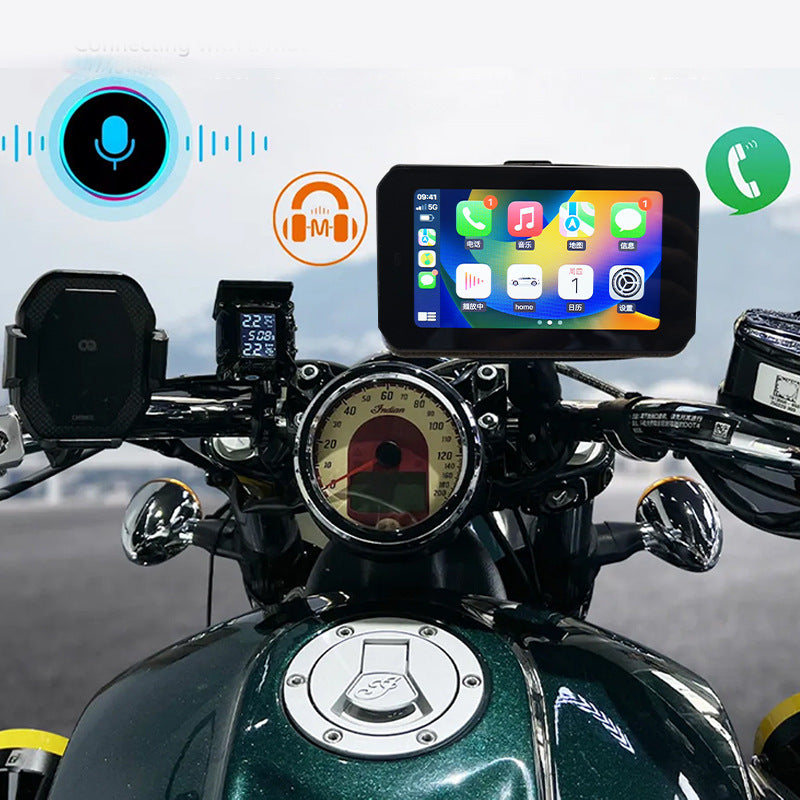 Apple Carplay Android Auto System With 2 way FHD dash camera recorder